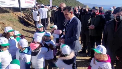 ORHANGAZİ'DE 5 BİN FİDAN TOPRAKLA BULUŞTU