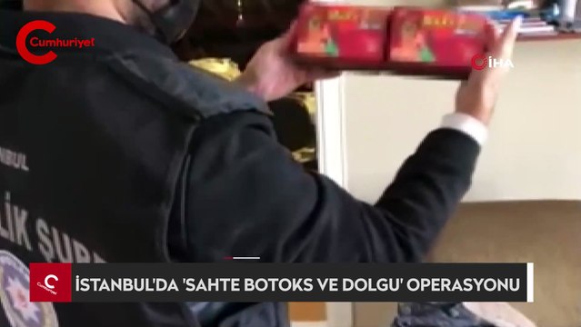 İstanbul'da 'sahte botoks ve dolgu' operasyonu