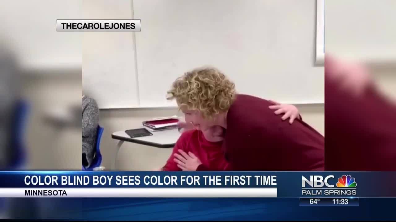 Boy Sees Color for First Time
