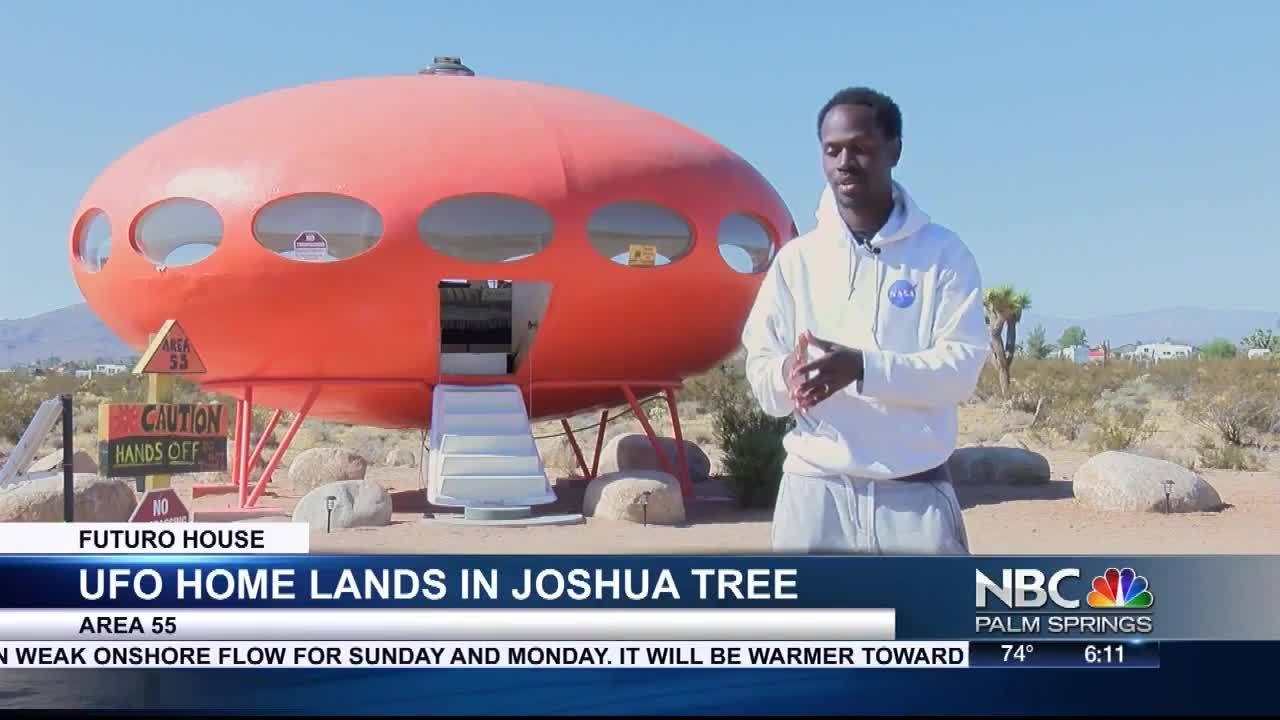 Flying Saucer AirBnb Lands in Joshua Tree video Dailymotion