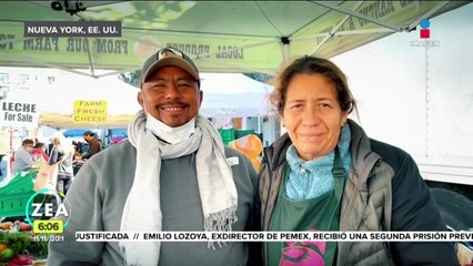 Agricultores poblanos alimentan a familias de escasos recursos de El Bronx