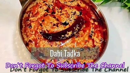 DAHI TADKA recipe how to made