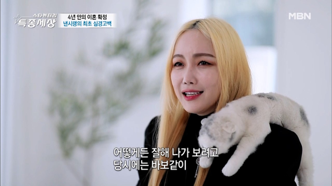 낸시랭,특종세상에서 처음 밝히는 이혼의 진실!
