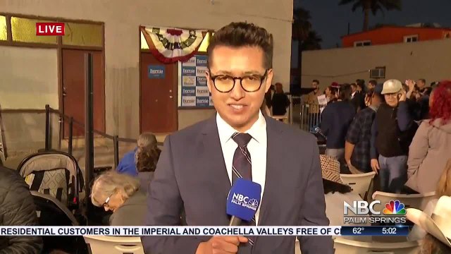 Bernie Sanders Make Two Rally Stops in the Coachella Valley