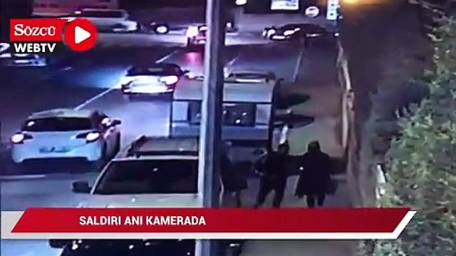Samuray kılıçlı saldırganın saldırı anı