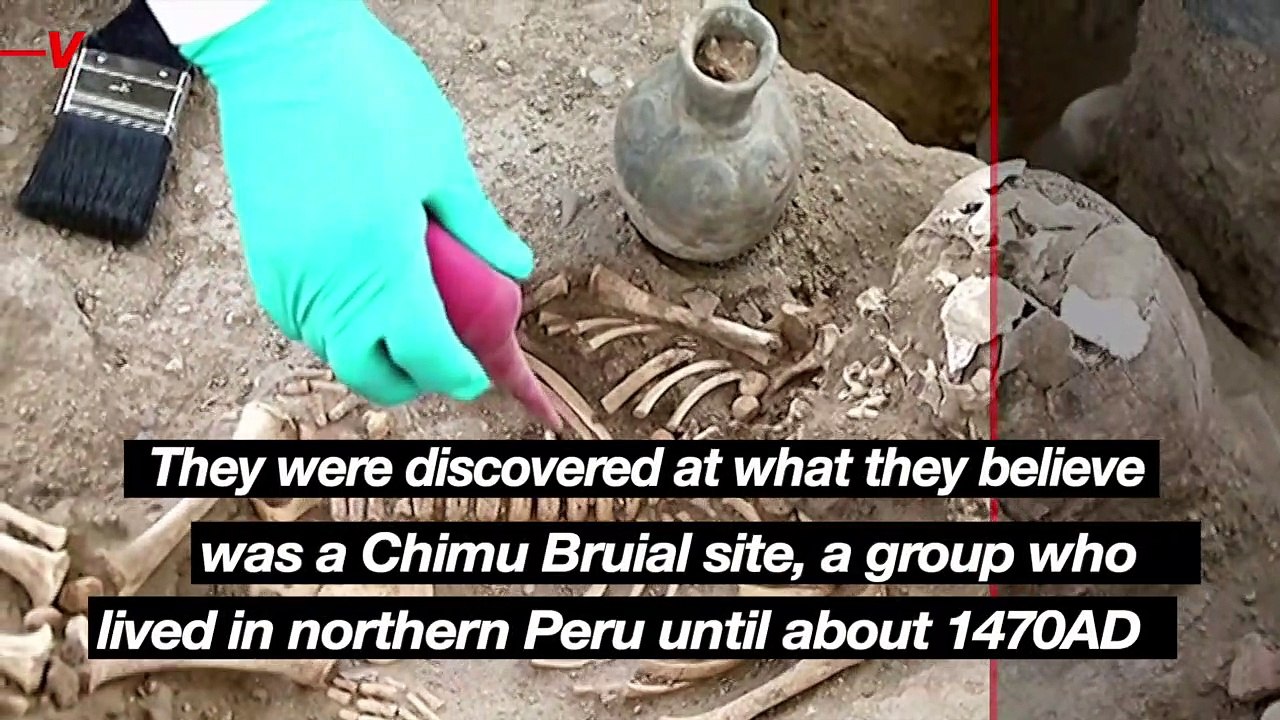 Archeologists Unearth Dozens of pre-Hispanic Skeletons in Peru