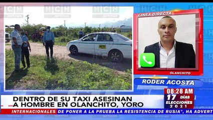 ¡Terrible! Otro taxista muere a manos de criminales en Olanchito