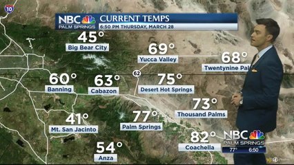 Mike's Thursday Evening Forecast 3 28 2019
