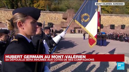 Hommage national à Hubert Germain : la Marseillaise et le Chant des partisans entonnés au Mont-Valérien