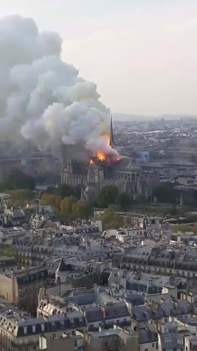 Notre Dame Cathedral Fire in Paris