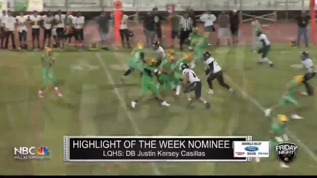 Friday Night Lights: Week 10 Highlight of the Week Nominees