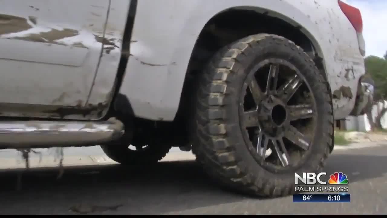 Palm Springs Residents Trapped In Neighborhood During Storm