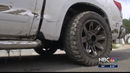Palm Springs Residents Trapped In Neighborhood During Storm