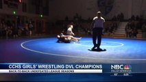 Lions Girls' Wrestling Back-To-Back League Champions