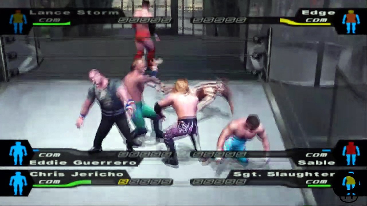 Here Comes the Pain Lance Storm vs Sgt.Slaughter vs Sable vs Eddie Guerrero vs Edge vs Chris Jericho