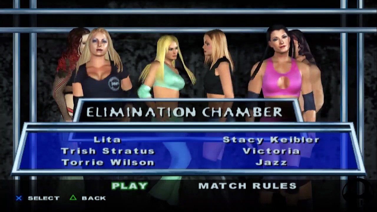Here Comes the Pain Lita vs Trish Stratus vs Torrie Wilson vs Stacy Keibler vs Victoria vs Jazz