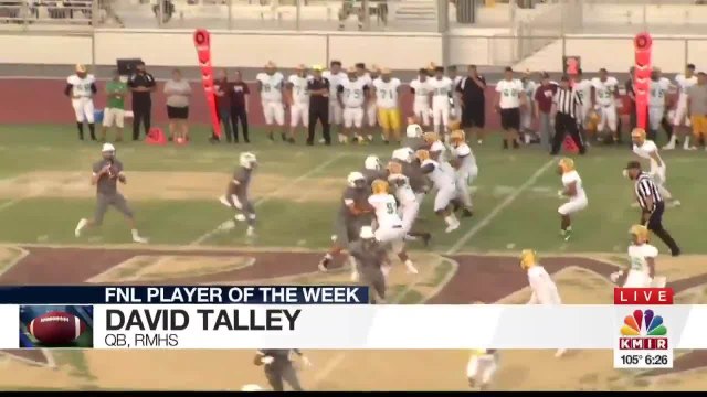 Friday Night Lights: David Talley Wins Player of the Week