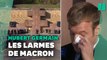 Au Mont Valérien, les larmes d'Emmanuel Macron à l’inhumation d’Hubert Germain