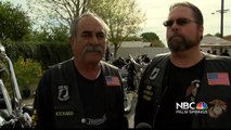 Legion riders give toys away