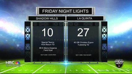 Friday Night Lights: Week 7 Highlights and Final Scores