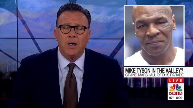 Mike Tyson to Grand Marshal Desert Hot Springs Holiday Parade