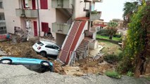 Maltempo in Sicilia, auto inghiottite da voragine a Sciacca