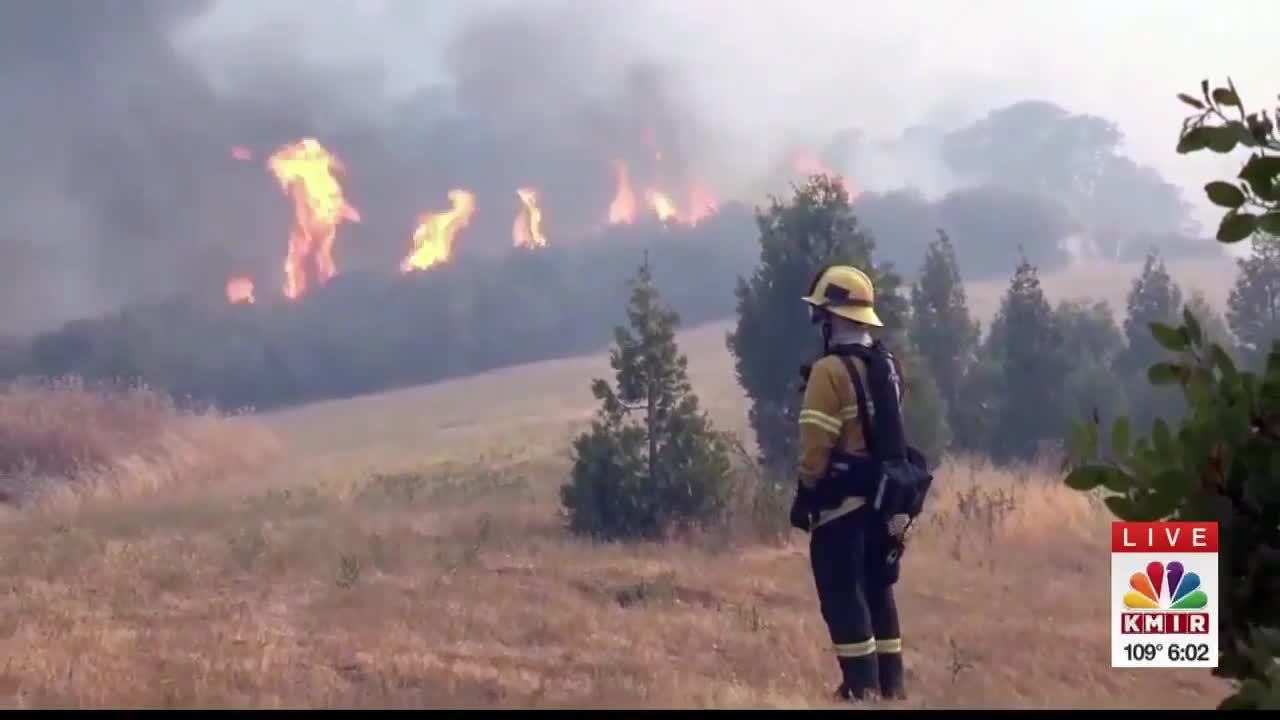STATE BATTLES THIN RESOURCES AS FIREFIGHTERS FI...