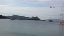 'Le Jacques Cartier' kruvaziyer gemisi, Bodrum Limanı'na demir attı
