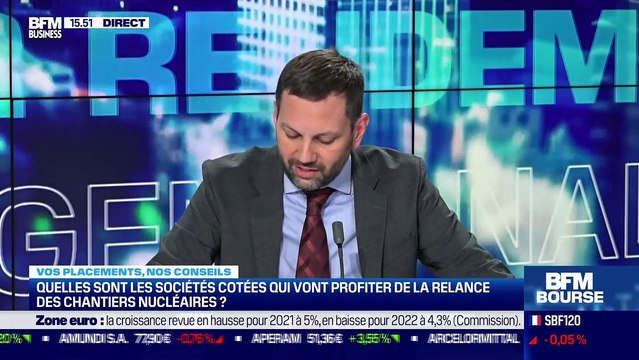 Guillaume Bayre (BFM Bourse) : Quelles sont les sociétés cotées qui vont profiter de la relance des chantiers nucléaires ? - 11/11