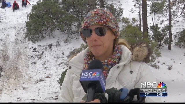 Snowfall At Lower Elevations Drawing Locals And Visitors Too Surrounding Mountains