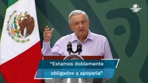 Gobierno obligado a apoyar doblemente a gobernadora de Colima: AMLO