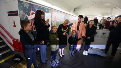Mural at Wigan North Western station