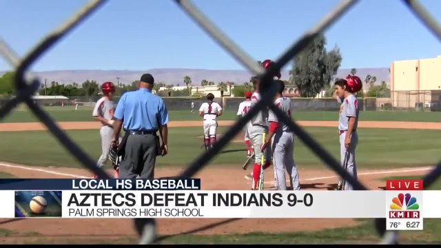 Palm Desert Freshman Max Shor Bombs Home Run in 9-0 Win Over Palm Springs