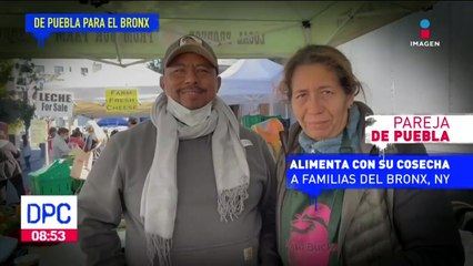 Agricultores de puebla alimentan a familias des escasos recursos en EUA