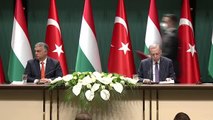 Macaristan Başbakanı Orban, Cumhurbaşkanı Erdoğan ile ortak basın toplantısında konuştu Açıklaması