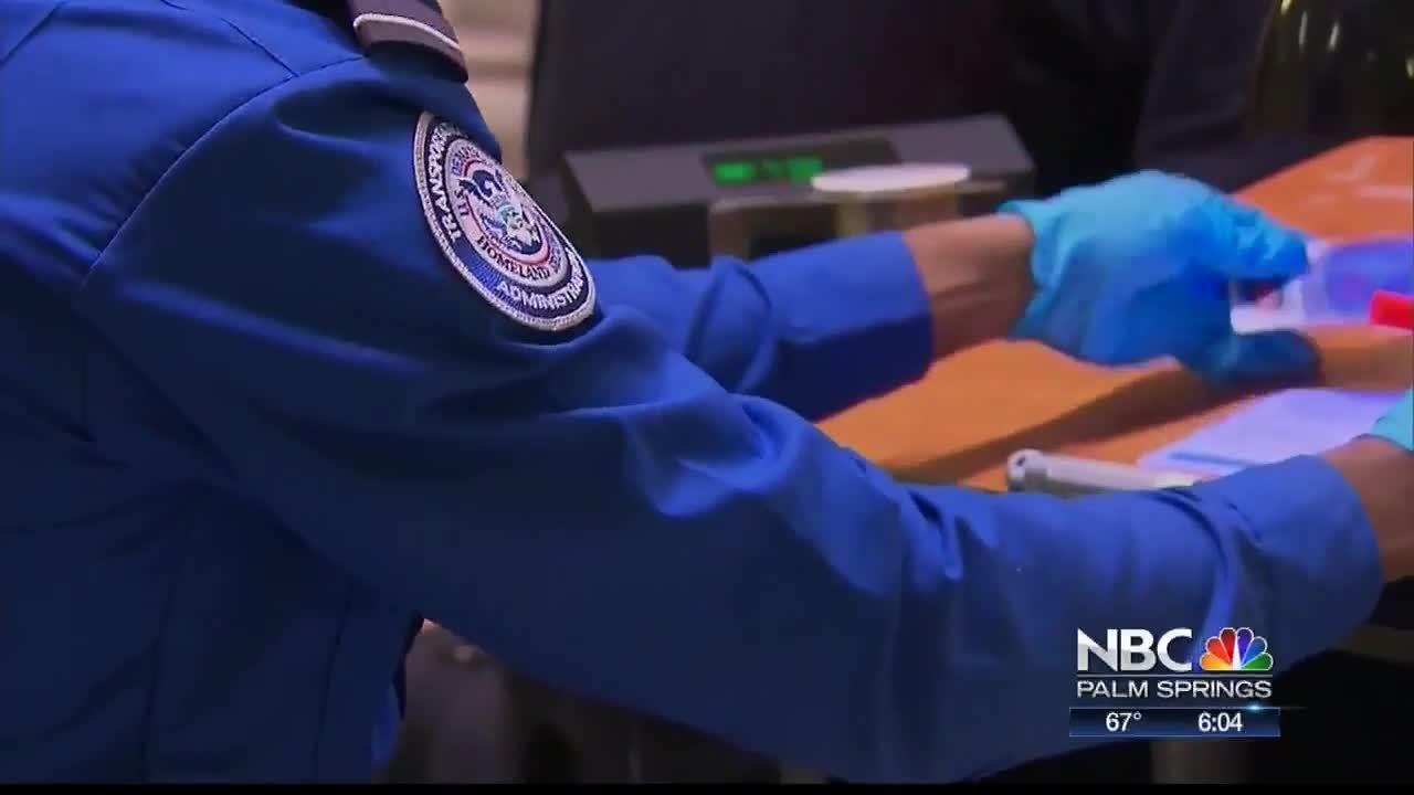TSA agents calling out affecting security measure