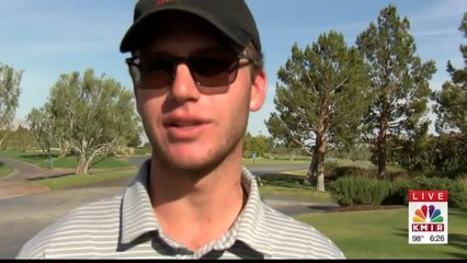 Chris Wardrup Leads After Round One of Boys' Golf DVL Finals