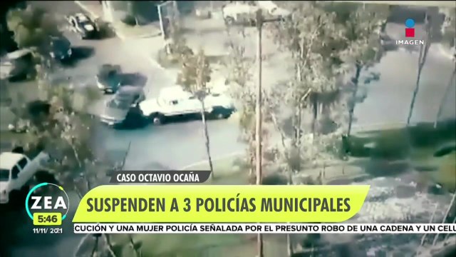 Suspenden a los policías involucrados en el caso de Octavio Ocaña