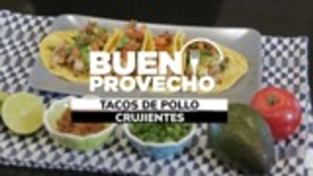 Tacos de pollo crujientes