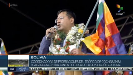 teleSUR Noticias 15:30 11-11: Presidente boliviano Luis Arce encabeza movilización popular