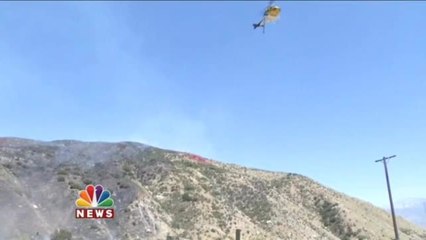 Firefighters Stop Canyon Fire