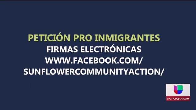 Recolectan firmas en pro de los inmigrantes