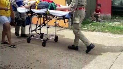 Jovem de 18 anos sofre esmagamento em joelho em acidente com máquina no Interlagos
