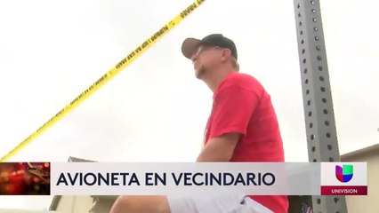 Choque de avioneta en Santee 10-11-21 Guillermo Mendez