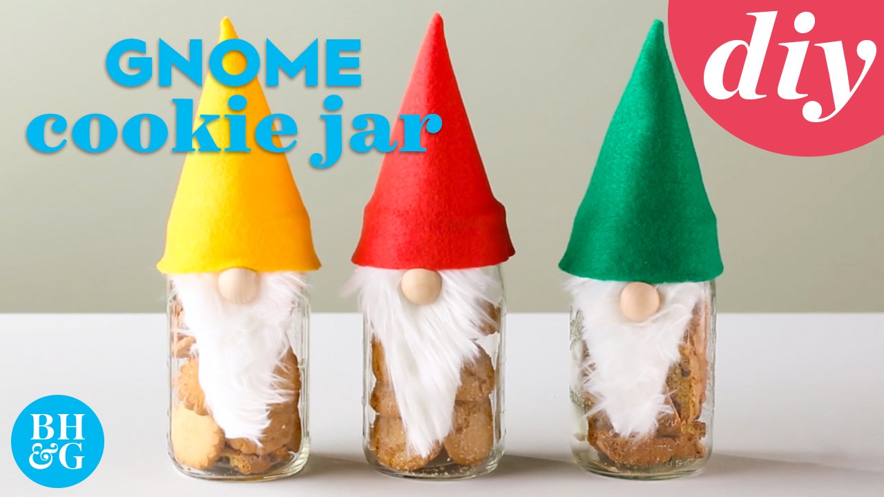 How to make this Cute Gnome Cookie Jar for the Holidays | Made by Me | Better Homes & Gardens