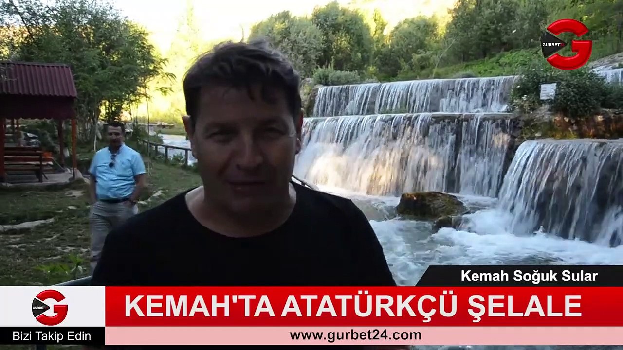 Erzincan Kemah'ta Atatürkçü Şelale