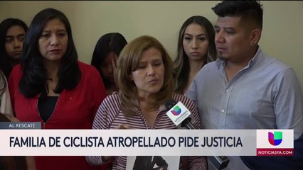 Familia de ciclista atropellado pide justicia