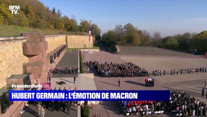 Inhumation d'Hubert Germain, dernier Compagnon de la Libération: l'émotion d'Emmanuel Macron - 11/11