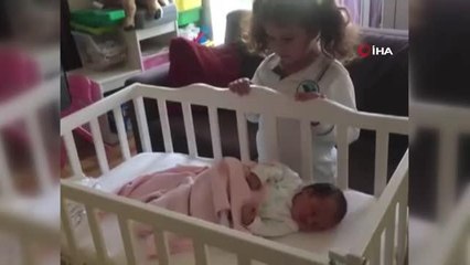 Öykü Arin'e yüzde yüz uyumlu kardeş geldi