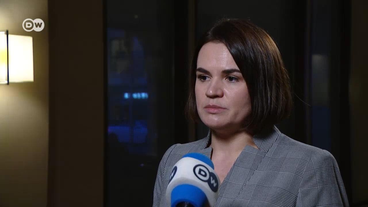 Светлана Тихановская о ситуации с мигрантами, ш...
